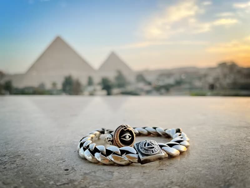 【埃及系列】真知之眼 手鍊/925純銀