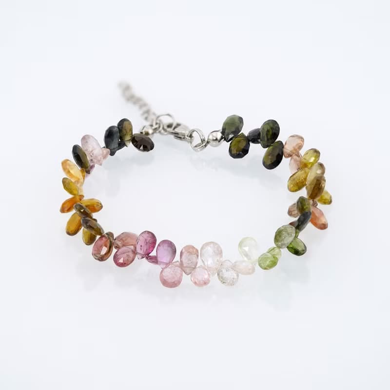 寶麗金珠寶-天然彩色碧璽手鍊