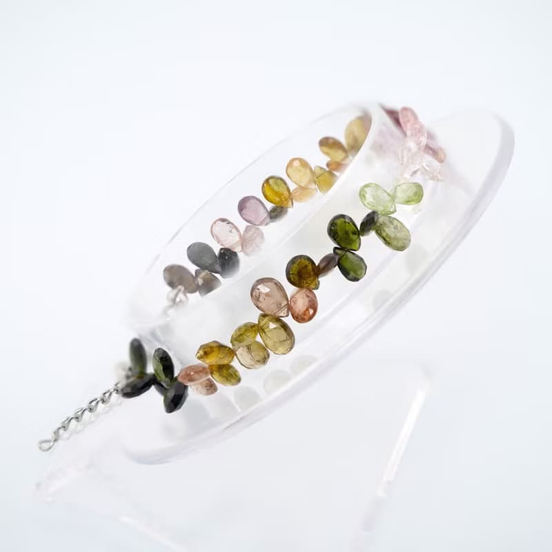 寶麗金珠寶-天然彩色碧璽手鍊