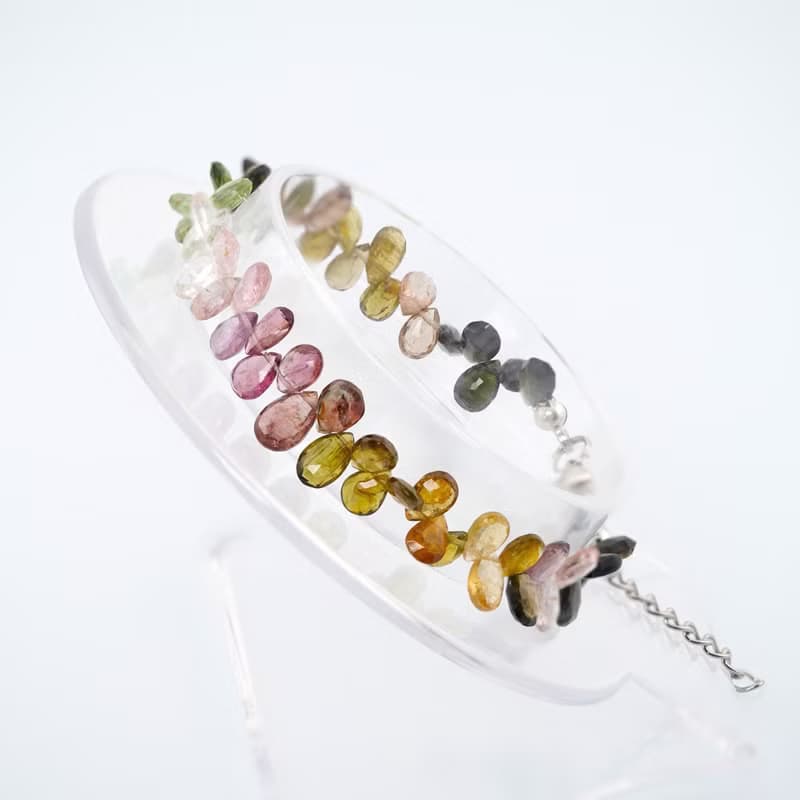 寶麗金珠寶-天然彩色碧璽手鍊