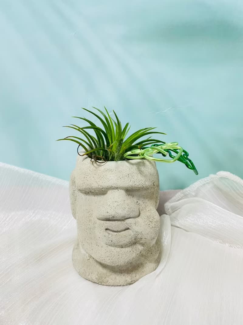 KUSO摩艾水泥盆 空間佈置 交換禮物 畢業禮物