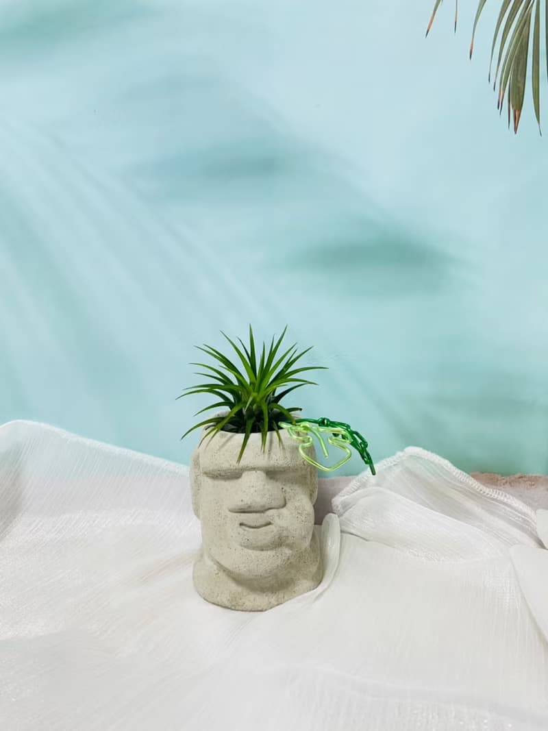 KUSO摩艾水泥盆 空間佈置 交換禮物 畢業禮物