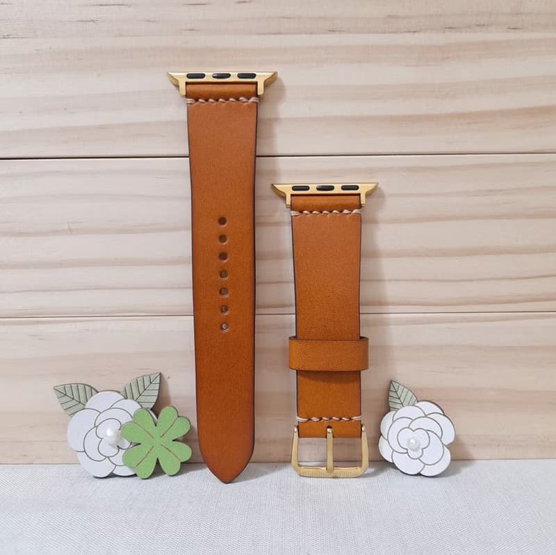 Apple Watch錶帶 / 3色可選 /手工製作 / 義大利頂級皮革