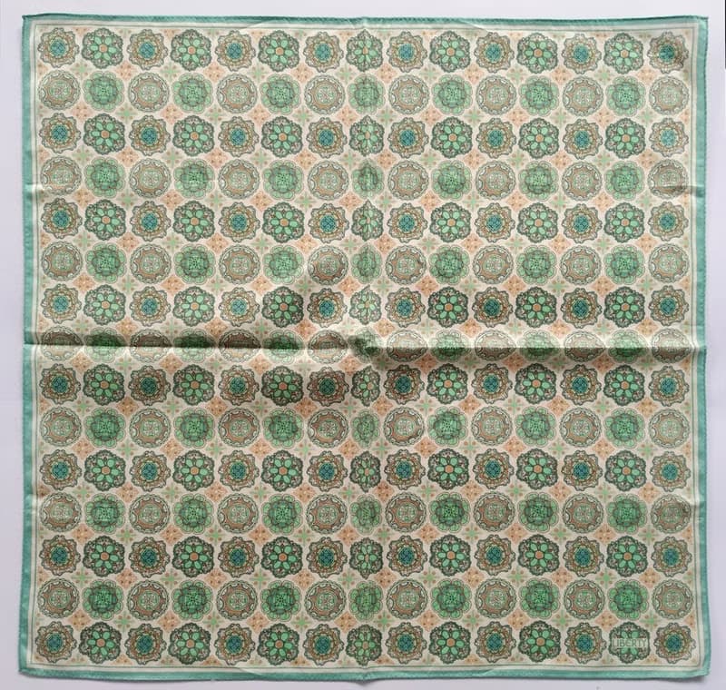 Liberty Vintage Handkerchief Floral Flower Sign 23 x 23 inches
