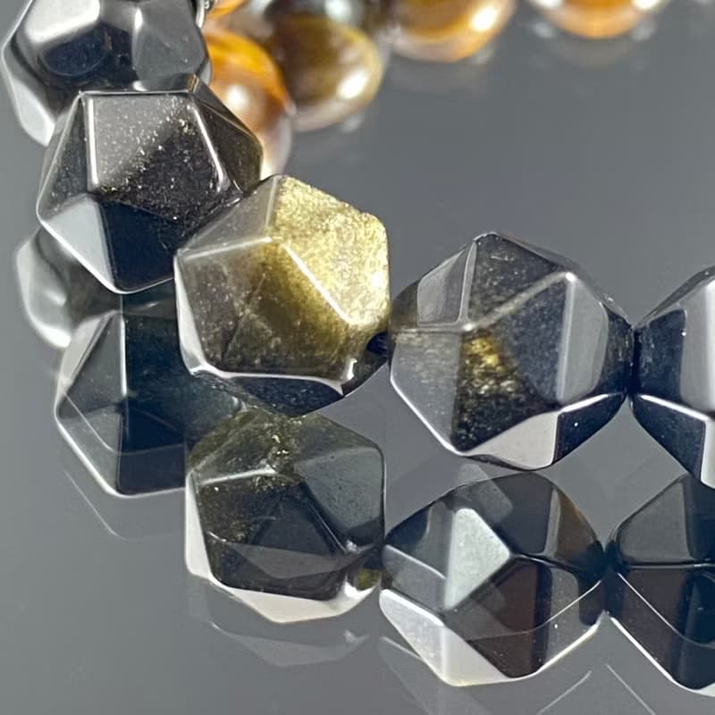 虎虎生風 | 虎眼石 金曜石 | 自信與勇氣的象徵 | 男士水晶手鍊