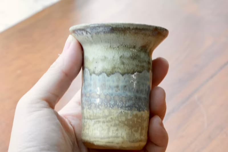 喬遷禮物/迷你乾花器 手拉胚半瓷半陶 花插小瓶 可放牙籤單據發票