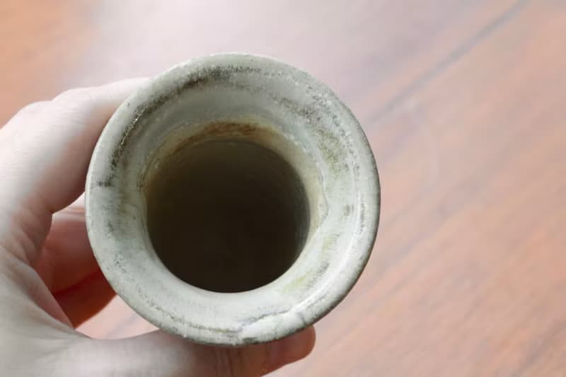 喬遷禮物/迷你乾花器 手拉胚半瓷半陶 花插小瓶 可放牙籤單據發票