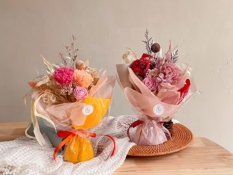 畢業來點—蛋糕沙拉 x 不凋乾燥花花束