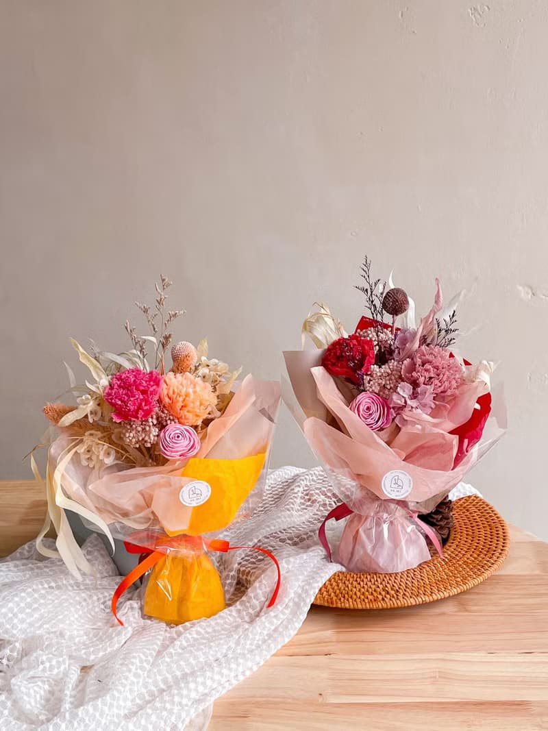 畢業來點—蛋糕沙拉 x 不凋乾燥花花束