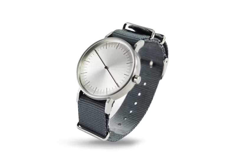Simpl Watch - Silver Ash Nato Set