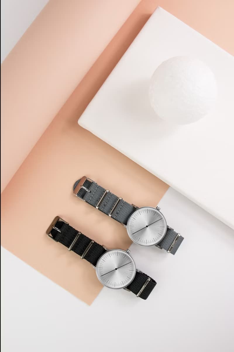 Simpl Watch - Silver Ash Nato Set