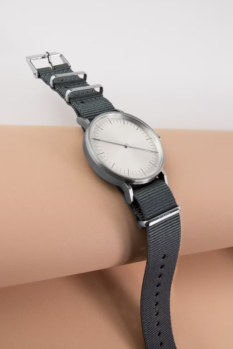 Simpl Watch - Silver Ash Nato Set