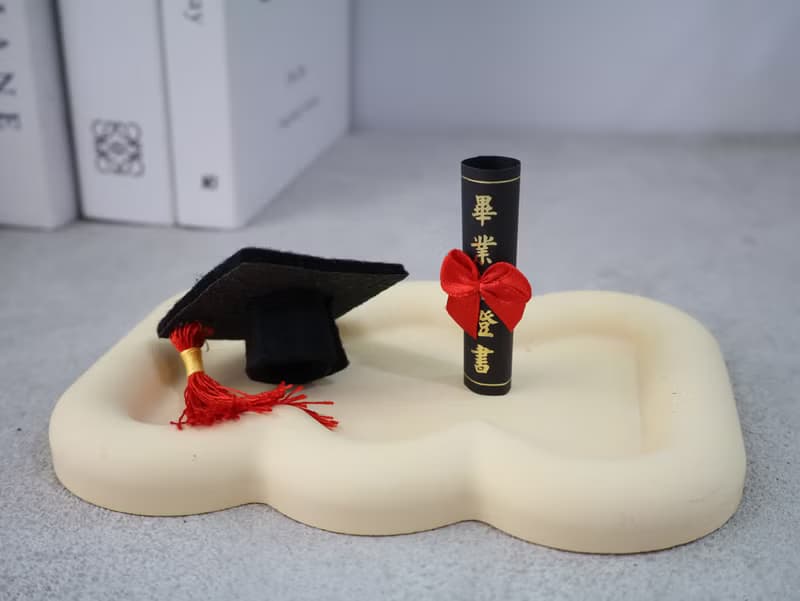 畢業版小八角水泥盆 / 多肉植物 / 仙人掌 畢業禮物