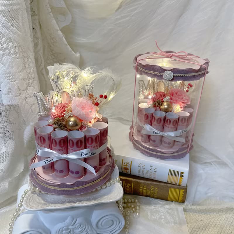 母親節限定_讓你有錢花鈔票蛋糕