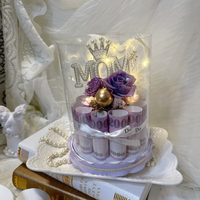 母親節限定_讓你有錢花鈔票蛋糕