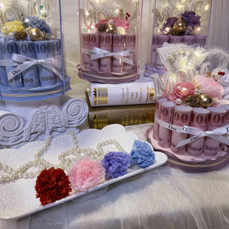 母親節限定_讓你有錢花鈔票蛋糕