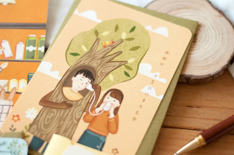 情人節情侶心意卡賀卡-感謝系列全套6款
