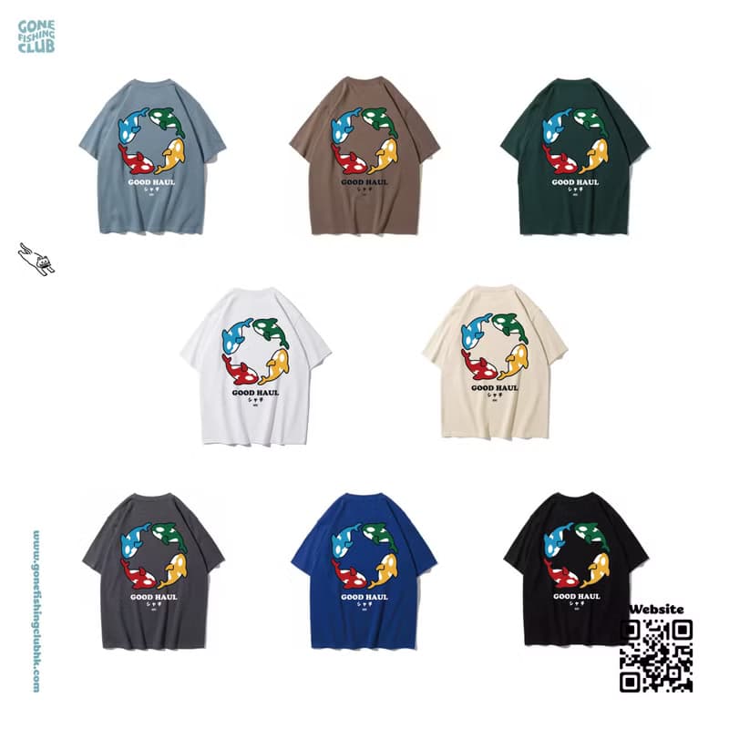 ORCA CAROUSEL 旋轉木馬 中性短袖T恤 8色男女同款 釣魚俱樂部