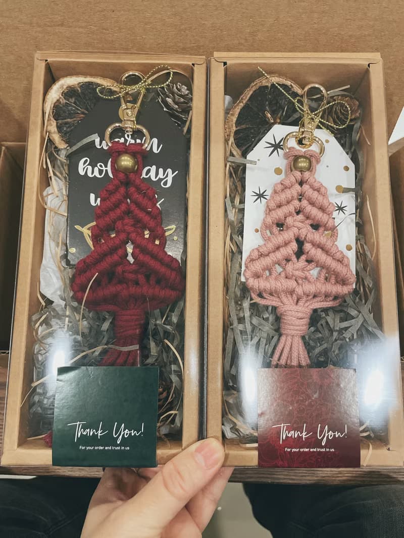 聖誕樹鑰匙圈 生日禮物 交換禮物