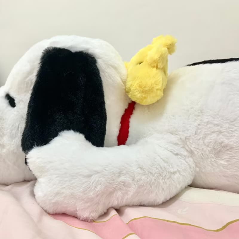 Snoopy & Woodstock 史努比和糊塗塔克玩偶2入組(小黃鳥+史奴比)