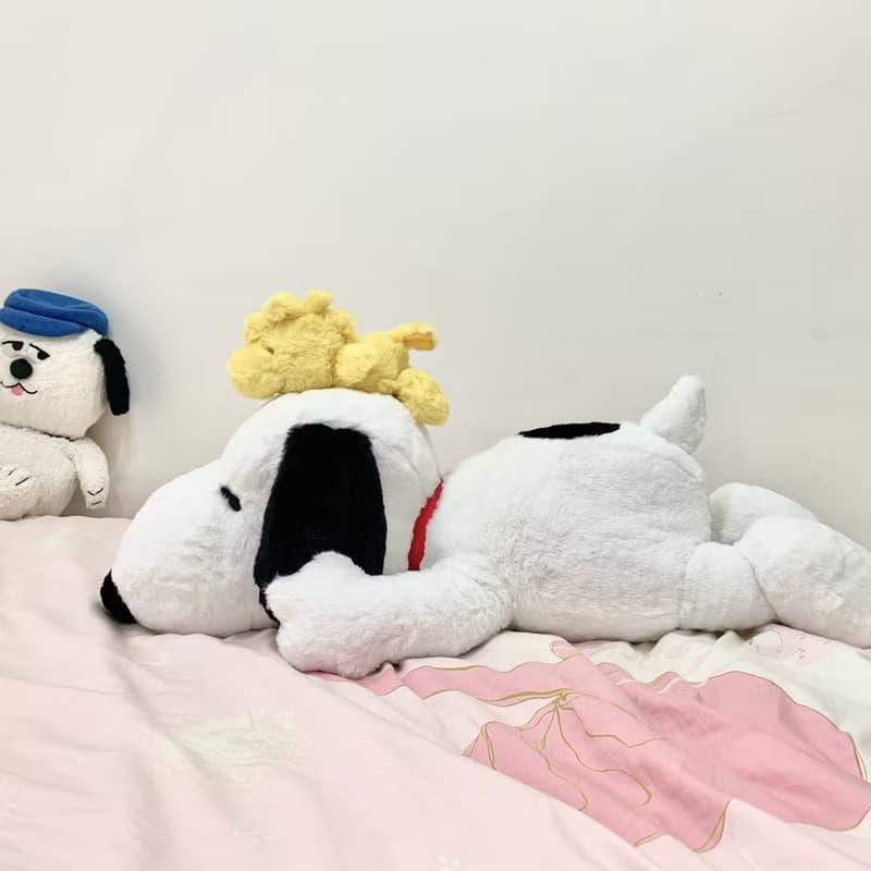Snoopy & Woodstock 史努比和糊塗塔克玩偶2入組(小黃鳥+史奴比)
