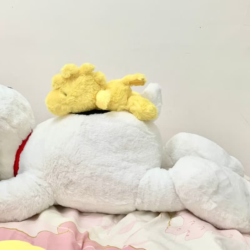 Snoopy & Woodstock 史努比和糊塗塔克玩偶2入組(小黃鳥+史奴比)