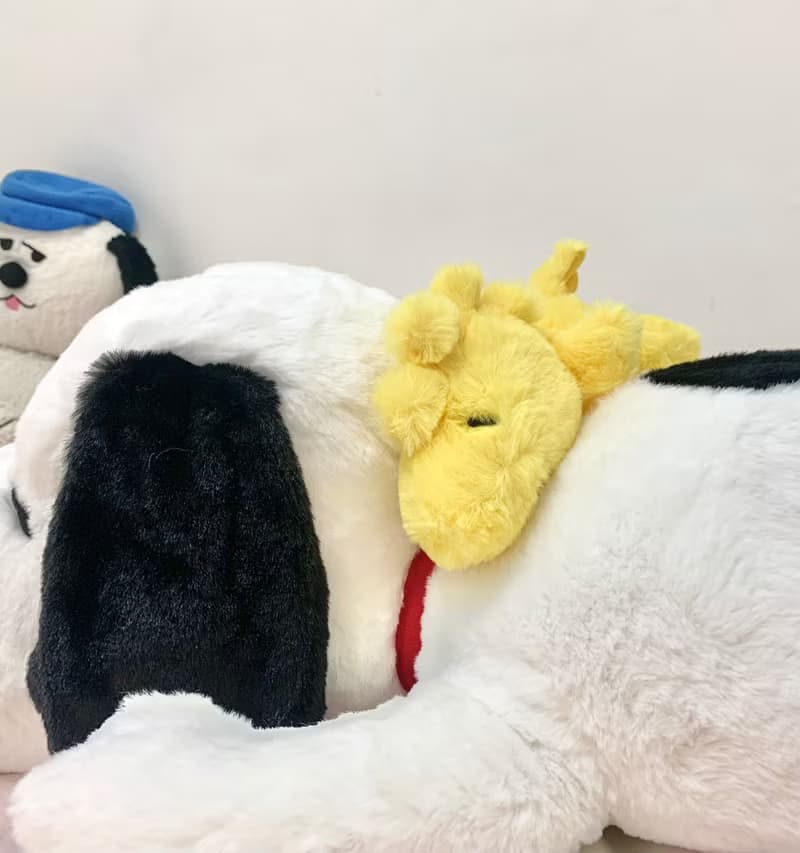 Snoopy & Woodstock 史努比和糊塗塔克玩偶2入組(小黃鳥+史奴比)