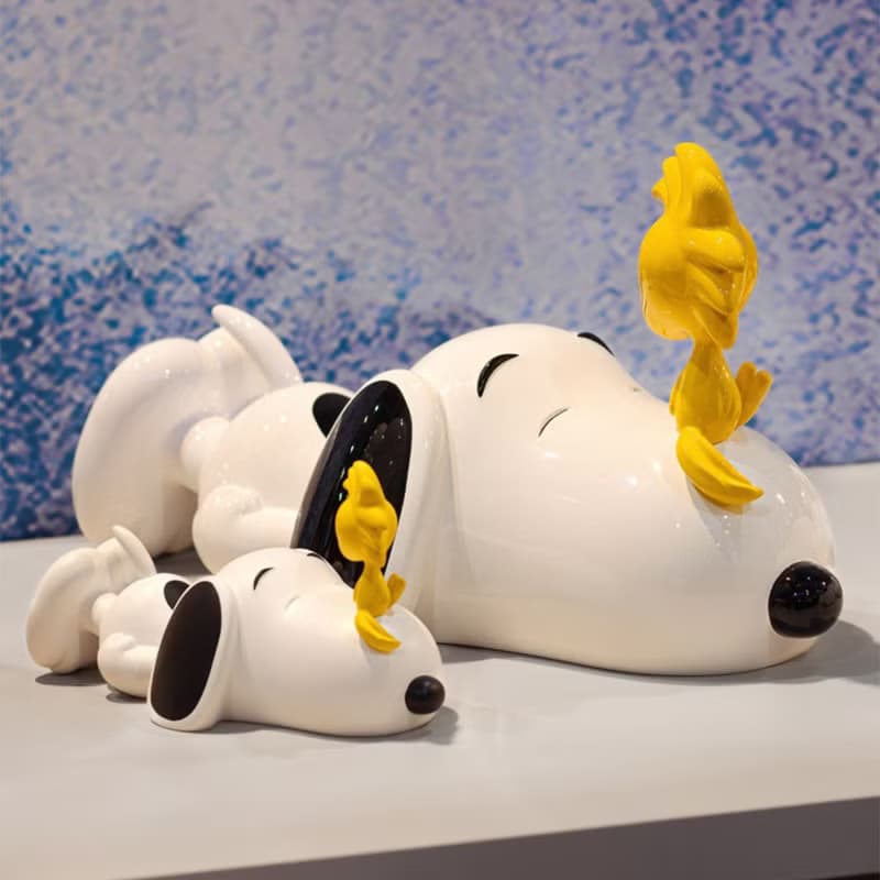 Snoopy & Woodstock 史努比和糊塗塔克玩偶2入組(小黃鳥+史奴比)