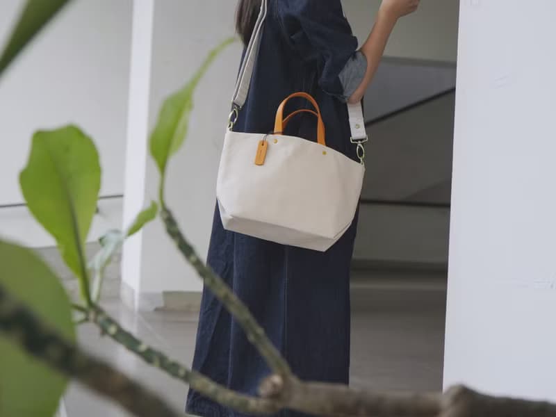 中蠟包 - 日本帆布 / 托特包 / 手提 / 斜揹