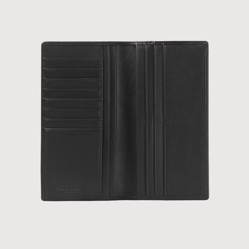 【免費升級送禮包裝】瓦拉頓-A 14卡薄型長夾-黑色/BF568-322-BK