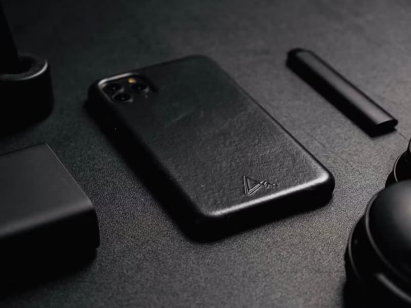 ARMOR iPhone 11 / X 全真皮系列電話保護殼_前衞黑
