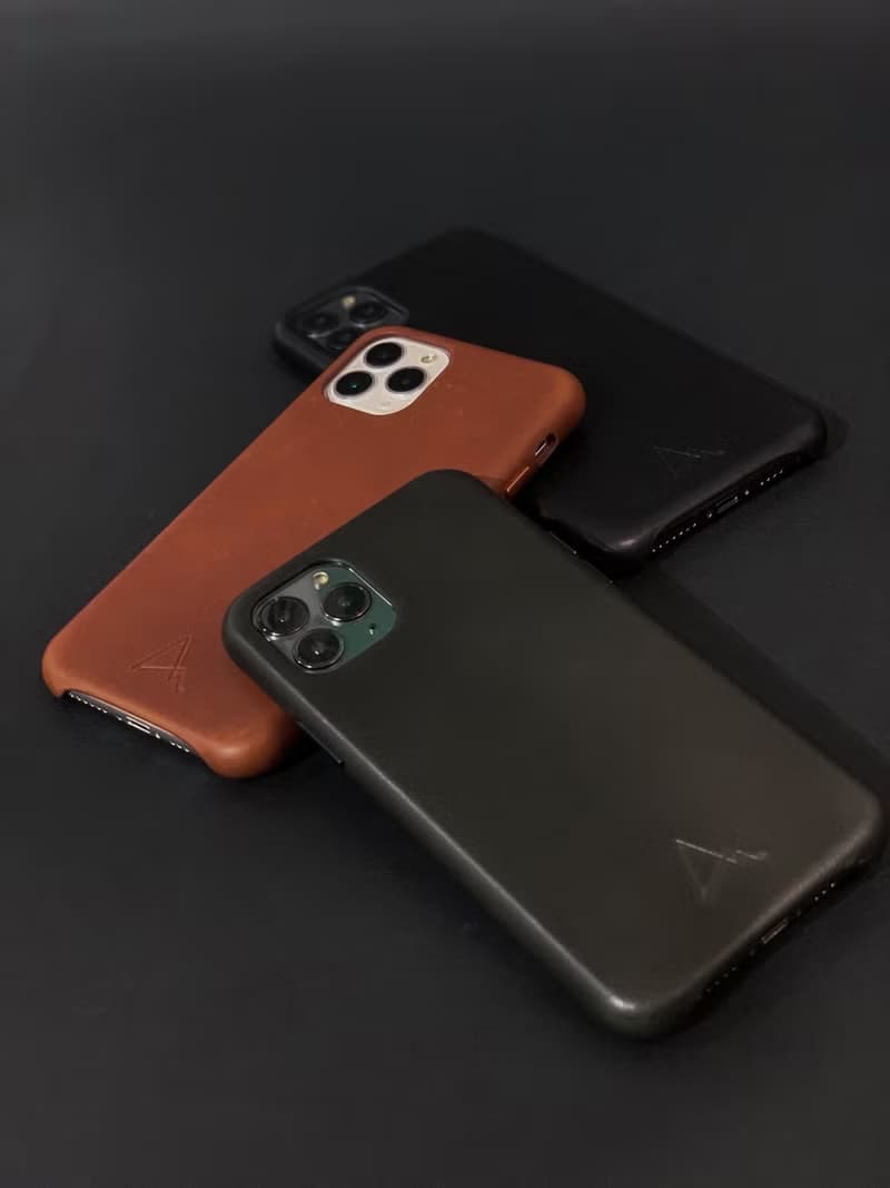 ARMOR iPhone 11 / X 全真皮系列電話保護殼_前衞黑