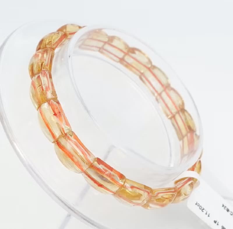 寶麗金珠寶-天然黃水晶手鍊