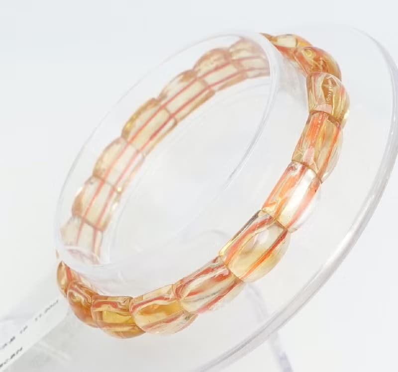 寶麗金珠寶-天然黃水晶手鍊