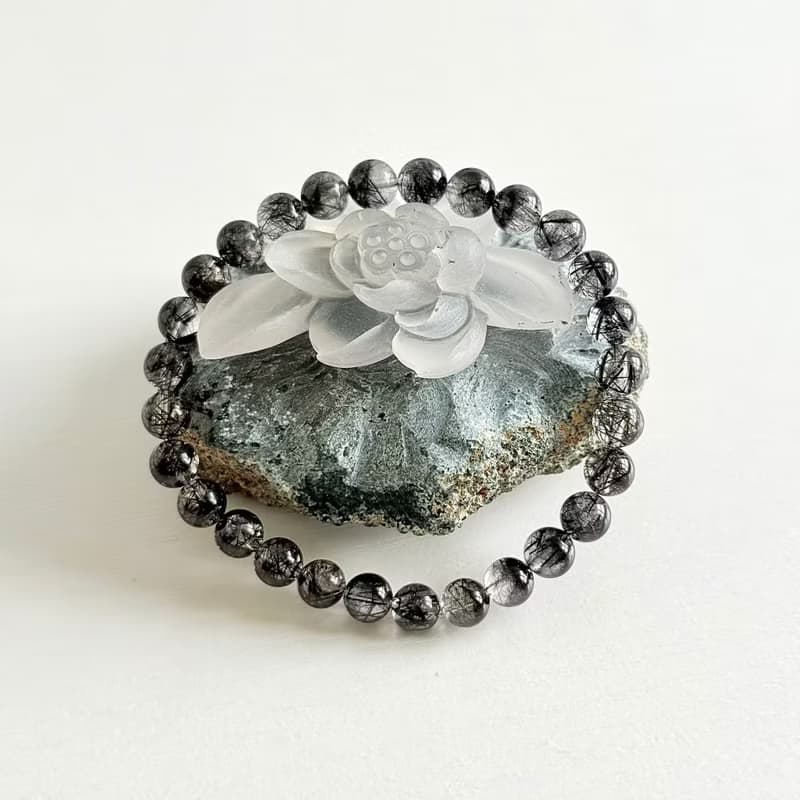 黑髮晶小精品 6mm+