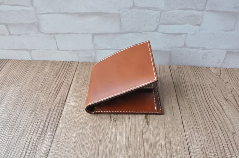 經典短夾 ∣ 義大利 Buttero頂級植鞣革 ∣ 手工縫製