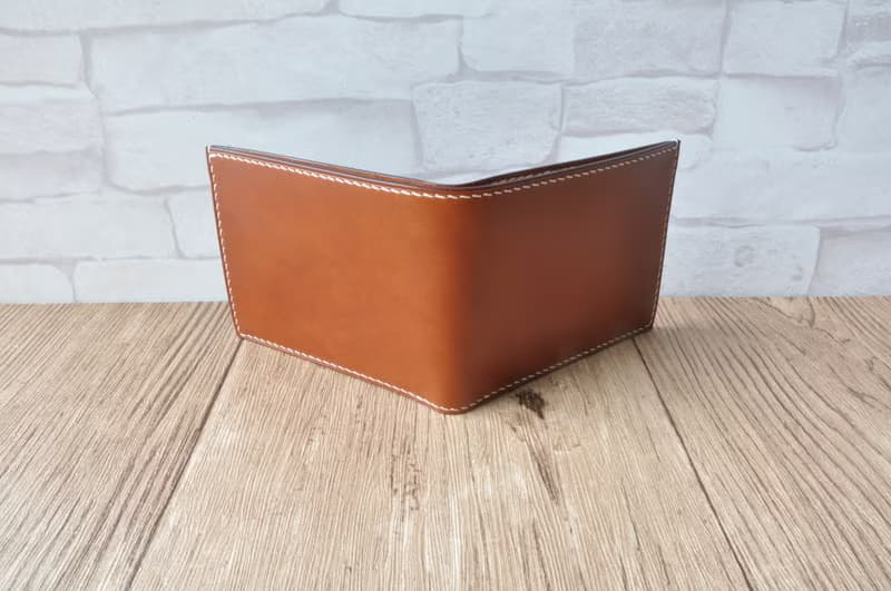 經典短夾 ∣ 義大利 Buttero頂級植鞣革 ∣ 手工縫製