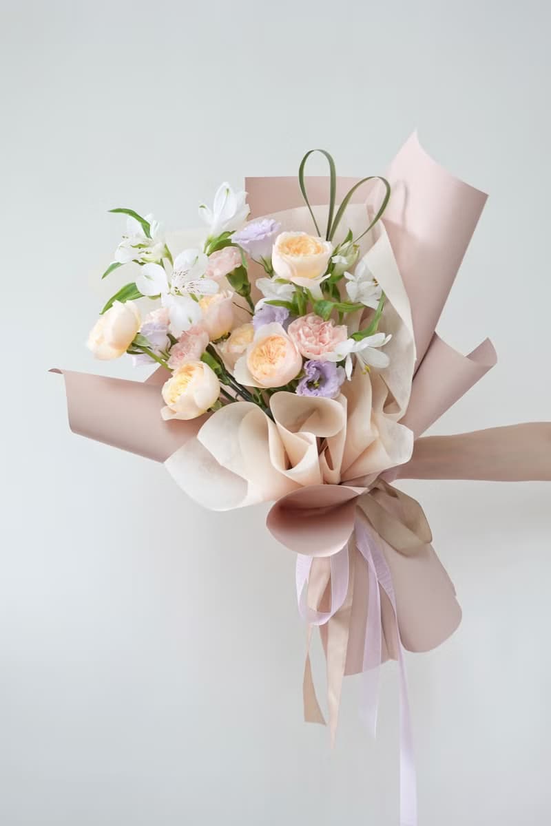 白色情人節 玫瑰花束  韓式花束  生日花束 女友禮物