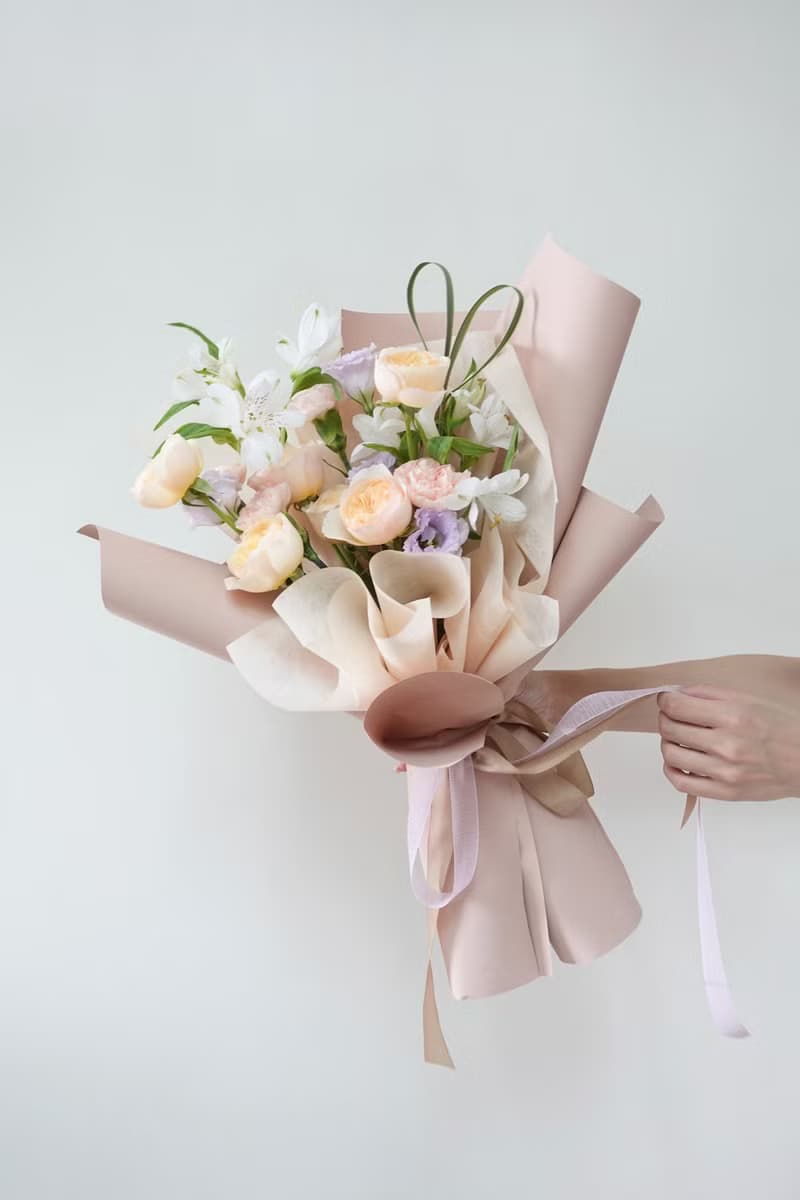 白色情人節 玫瑰花束  韓式花束  生日花束 女友禮物