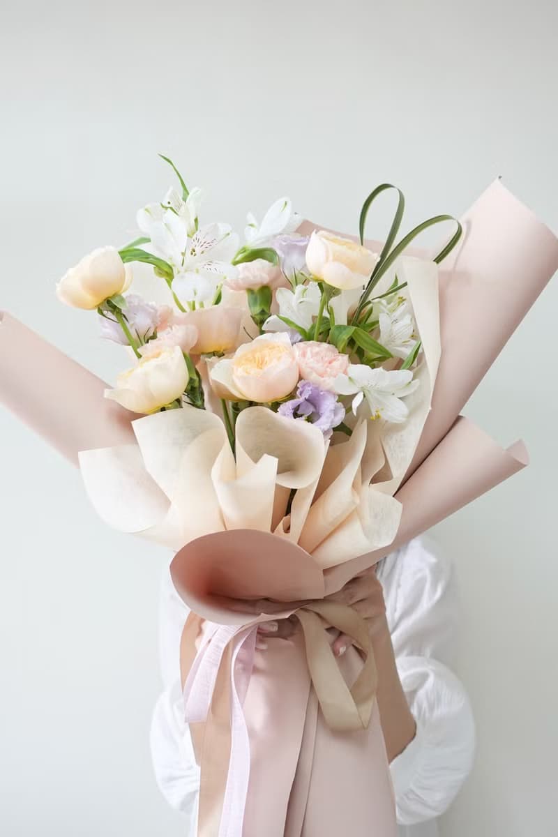 白色情人節 玫瑰花束  韓式花束  生日花束 女友禮物