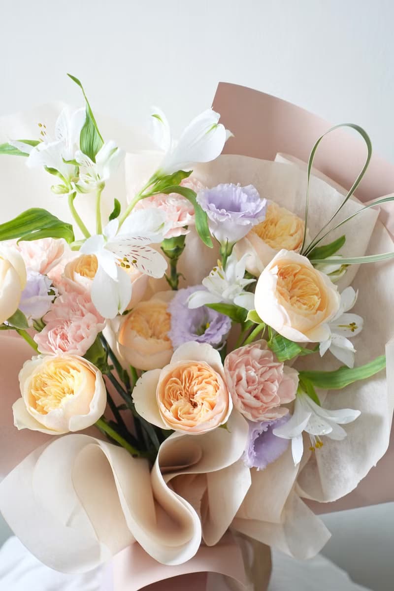 白色情人節 玫瑰花束  韓式花束  生日花束 女友禮物