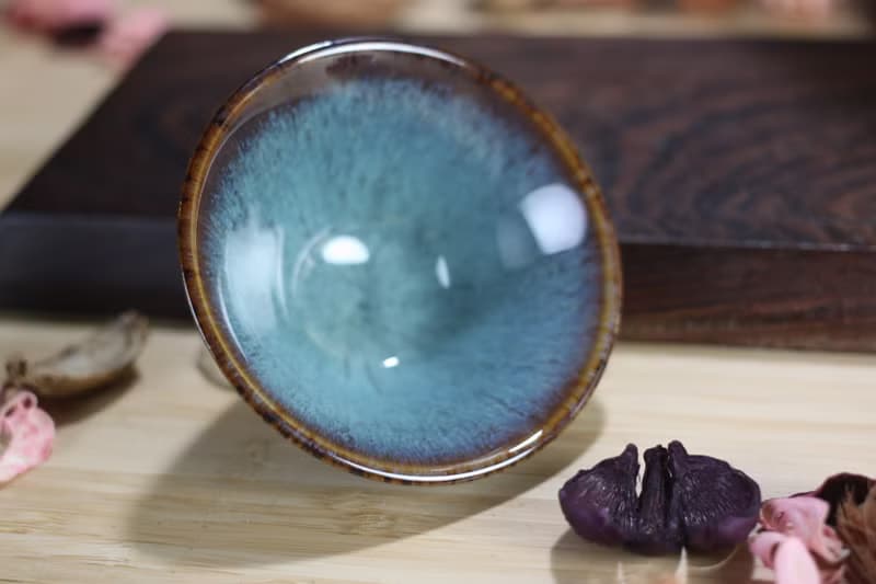 【送禮好物】70ml 天目釉 斗笠茶杯 酒杯 鶯歌名家葉敏祥作