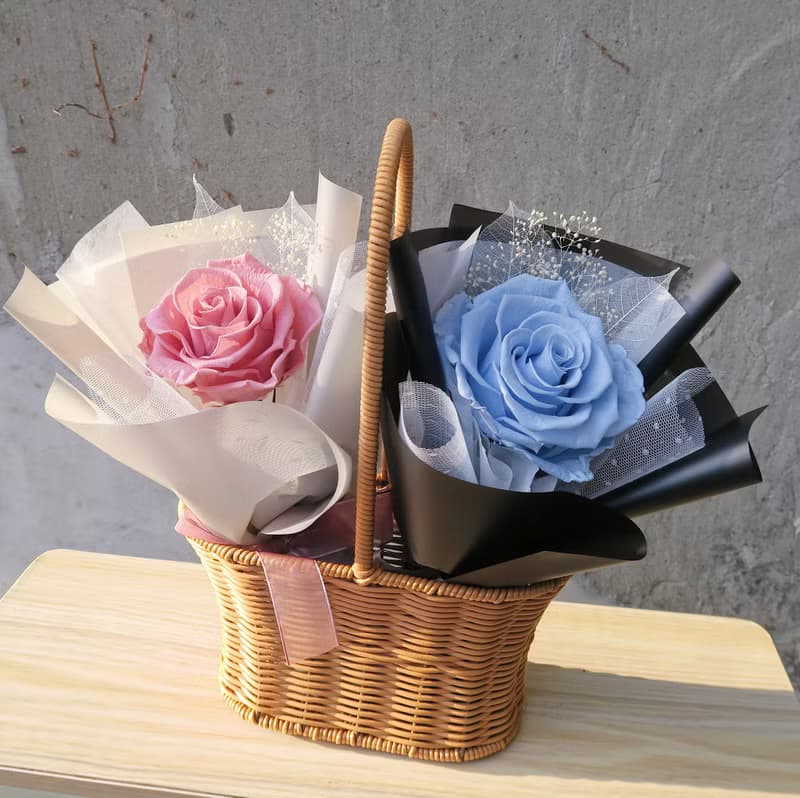 高人氣 厄瓜多永生玫瑰花束 新色登場 / 永生花 乾燥花 求婚 送禮