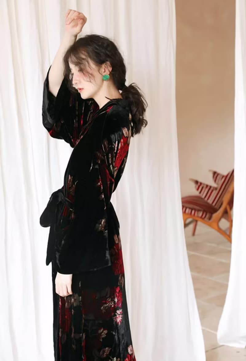 法式復古 韶華絲絨居家服套裝