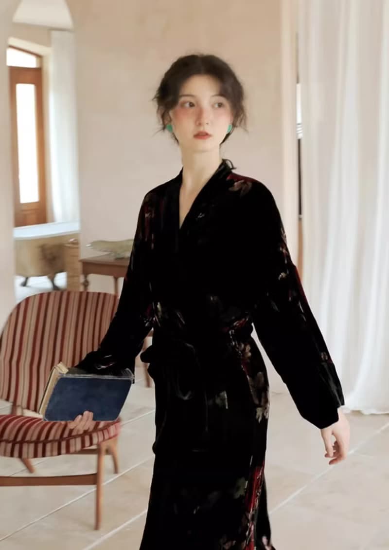法式復古 韶華絲絨居家服套裝