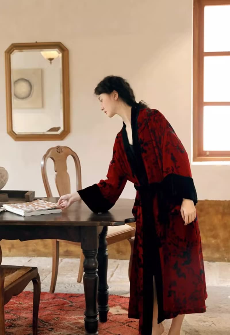 法式復古 韶華絲絨居家服套裝