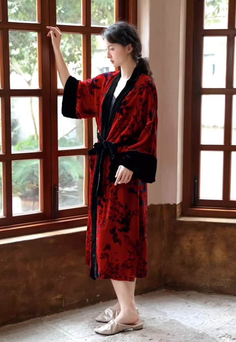 法式復古 韶華絲絨居家服套裝