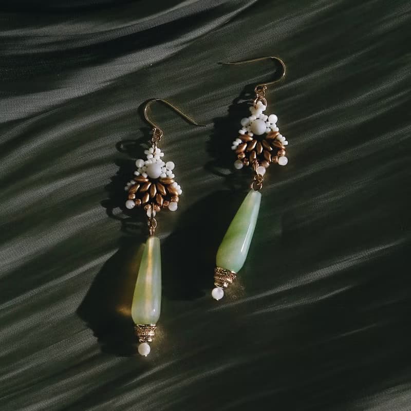 Creusa Earpieces 克蕾烏莎瑪瑙耳飾