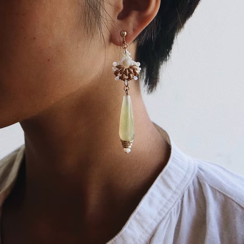 Creusa Earpieces 克蕾烏莎瑪瑙耳飾