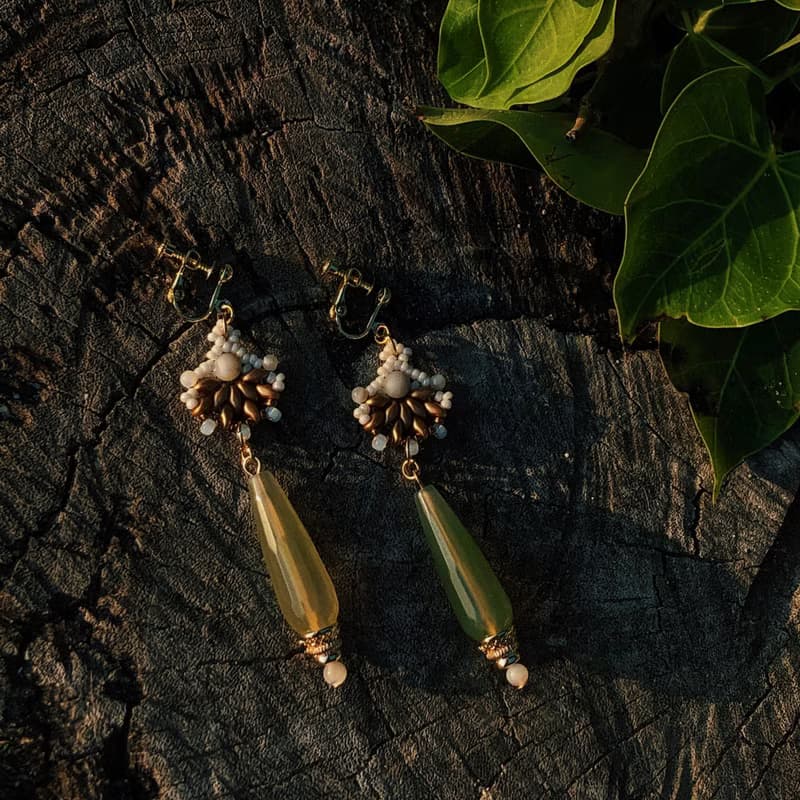 Creusa Earpieces 克蕾烏莎瑪瑙耳飾